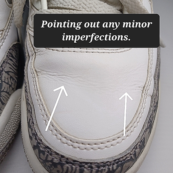 JORDAN  Spizike Lee Brooklyn White Cement  Nice ! 5.5 Youth - Picture 8 of 12